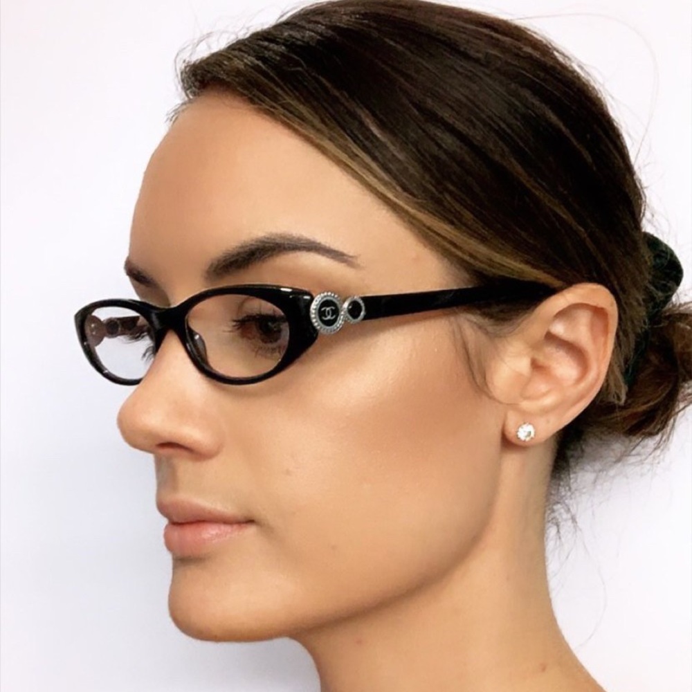 COPY - Authentic Chanel Eye Glasses 3201 501 Black/silver